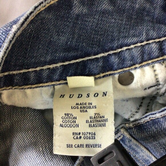 Hudson Jeans Women's Boot Cut in Classic Blue size 24 with 31 inseam - Picture 11 of 12